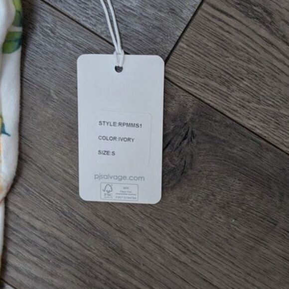 P.J. Salvage Womens Lounge White Knit Tank Sz S - Picture 3 of 3